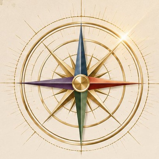 The Compass Within — Balanced Life System emblem